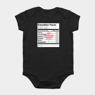 Canadian Facts Baby Bodysuit